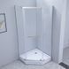 Душевая кабина Lidz Dozorca SC90x90.CRM.LOW.TR, стекло прозрачное 6 мм SD00039823 фото 2