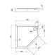 Душовий піддон Qtap Diamond  90x90x12 см + сифон SD00046992 фото 5