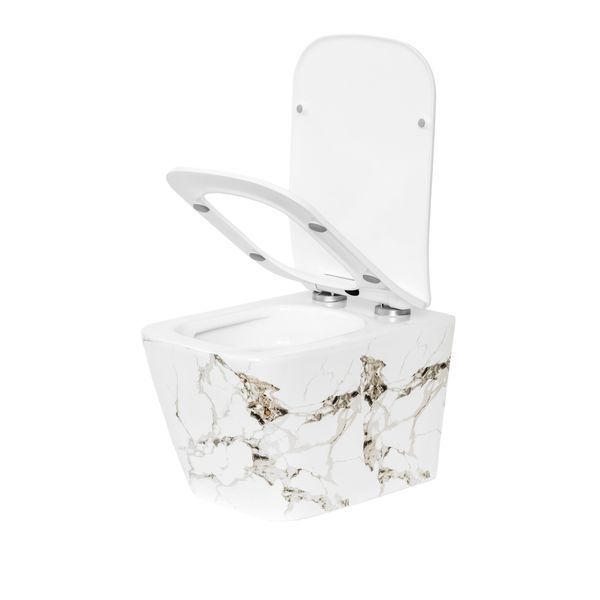 Унитаз подвесной Marble TRN JL 52*36*36 Tornado  А0059576 фото