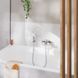 Смеситель для ванны Grohe Cubeo с душевым набором, хром. 1018140000 фото 6